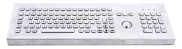 KB005K-DT Desktop Stainless Steel Keyboard Product Image