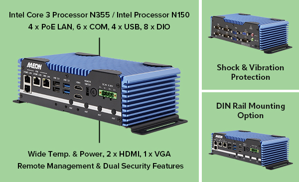 BOXER-6619-TWL Industrial Fanless Embedded PC Product Image